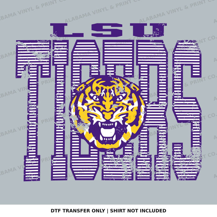 LSU Stripes Alabama Vinyl