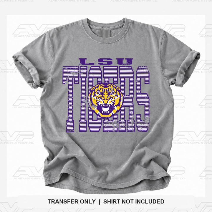 LSU Stripes Alabama Vinyl