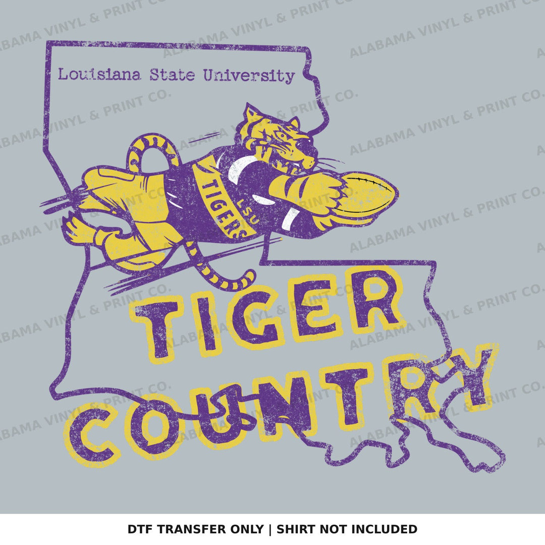 LSU Tiger Country Alabama Vinyl