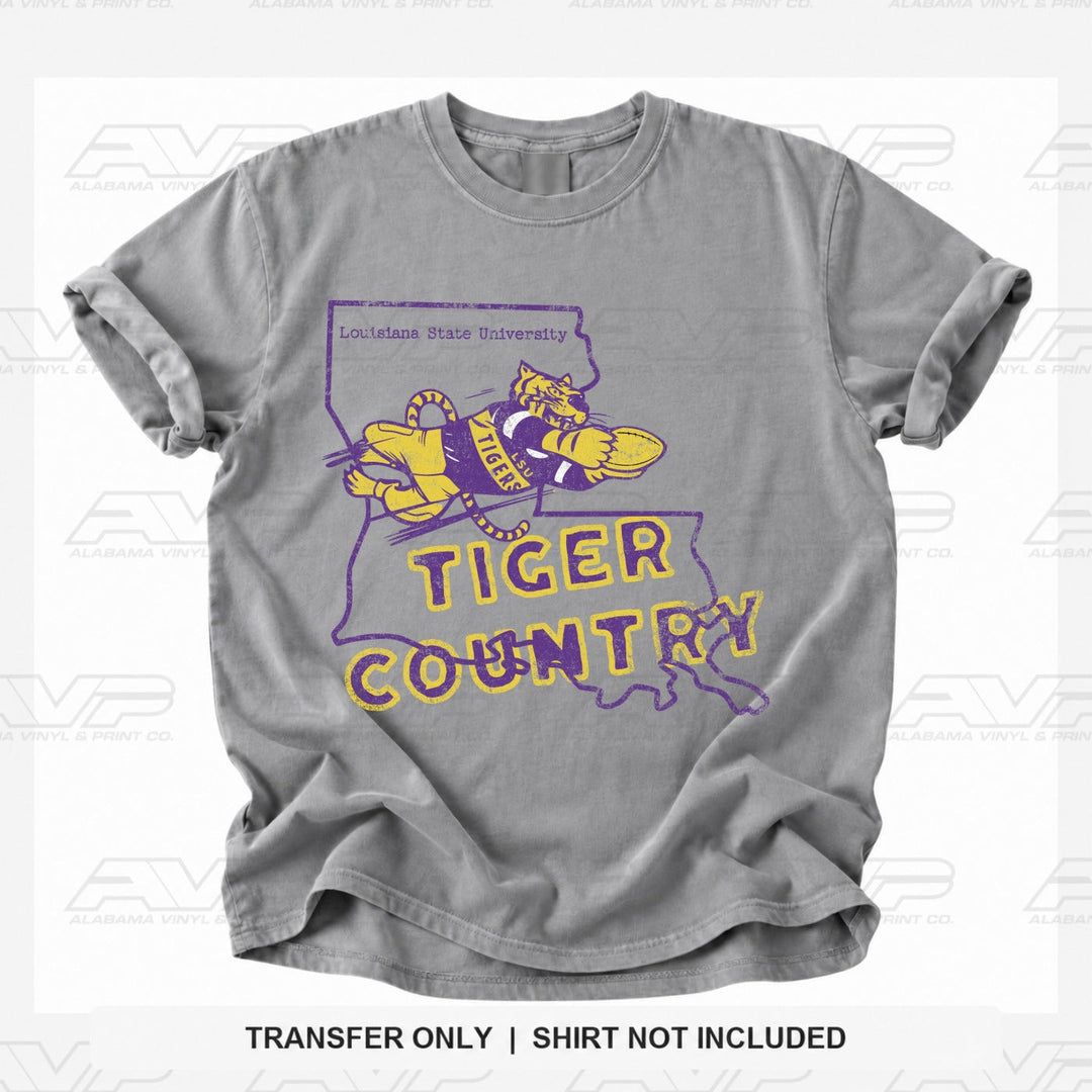 LSU Tiger Country Alabama Vinyl