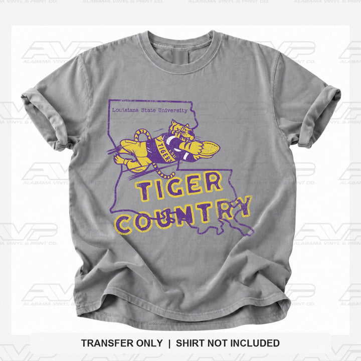 LSU Tiger Country Alabama Vinyl