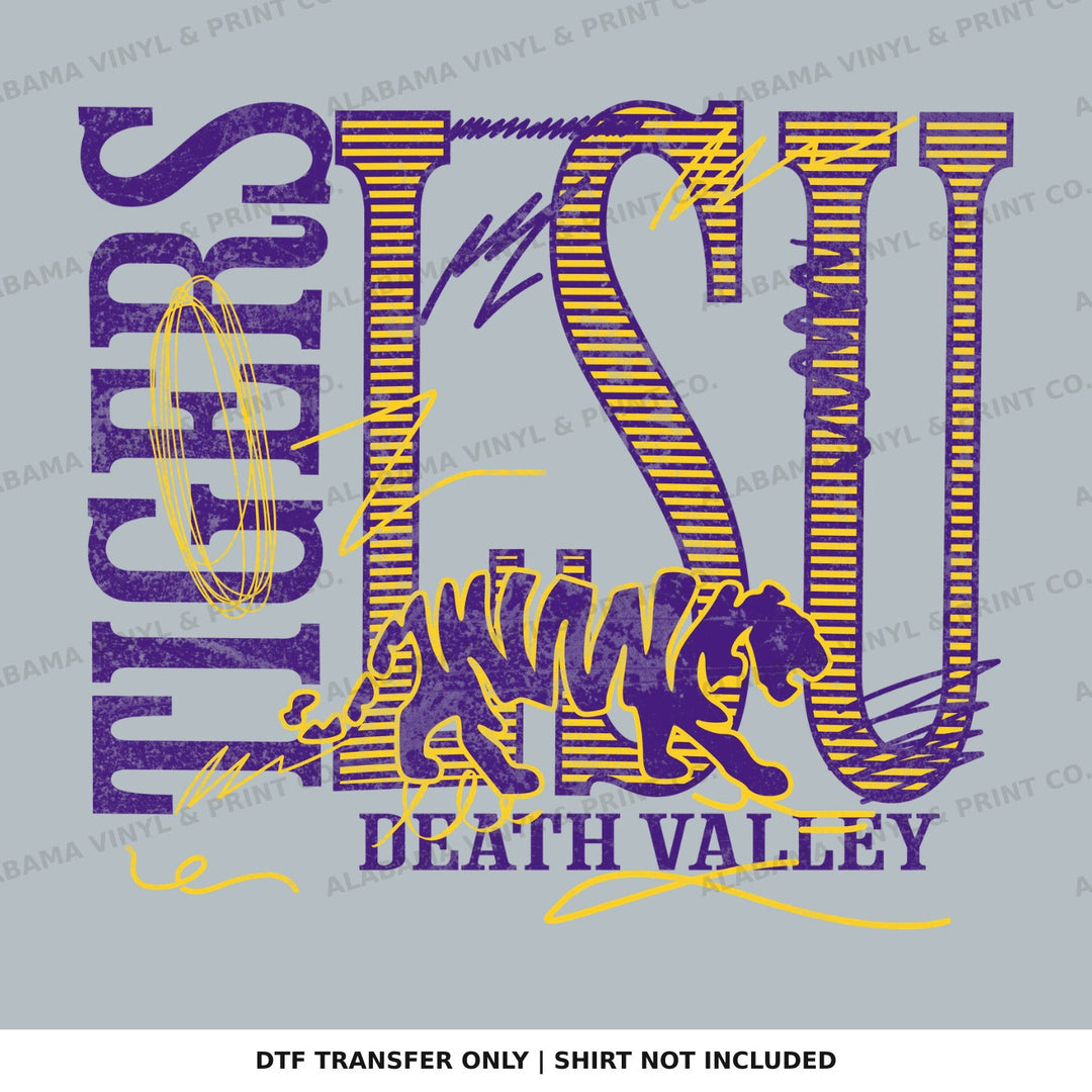 LSU Tigers Death Valley Alabama Vinyl