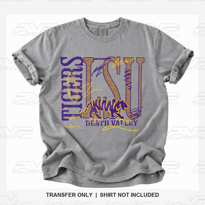 LSU Tigers Death Valley Alabama Vinyl