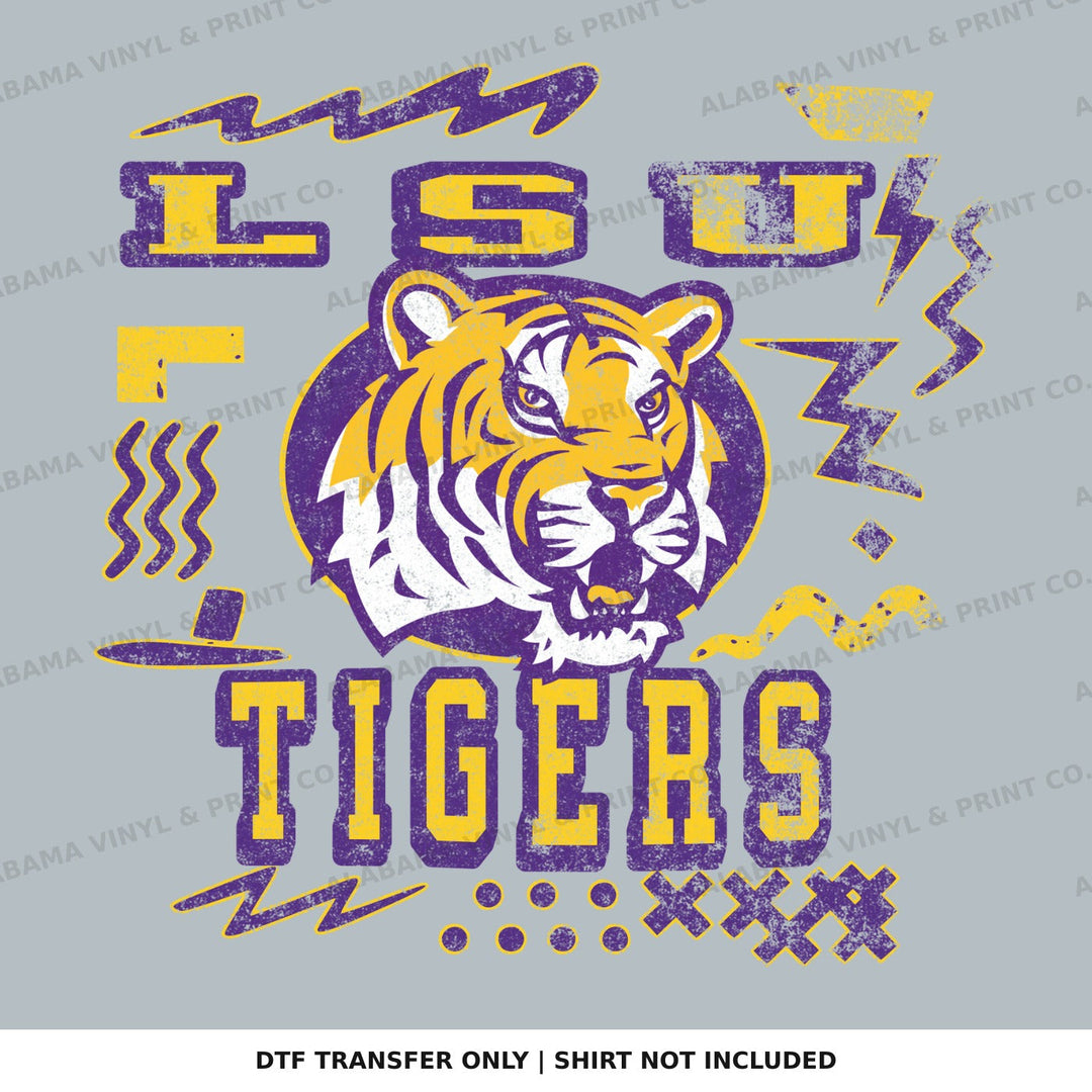 LSU Tigers with Mascot Alabama Vinyl