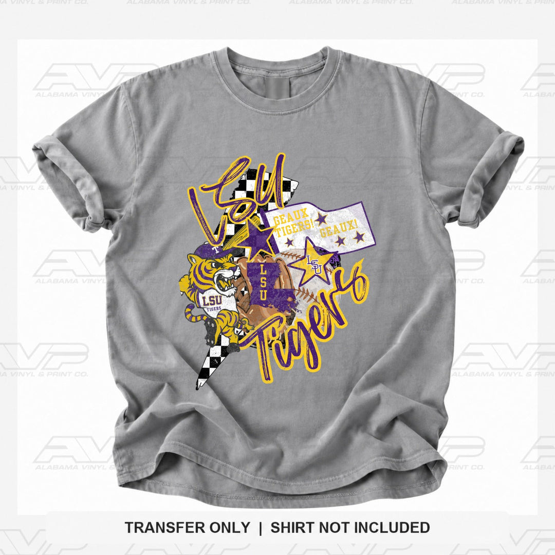 LSU Tigers - Lightning Bolt Alabama Vinyl