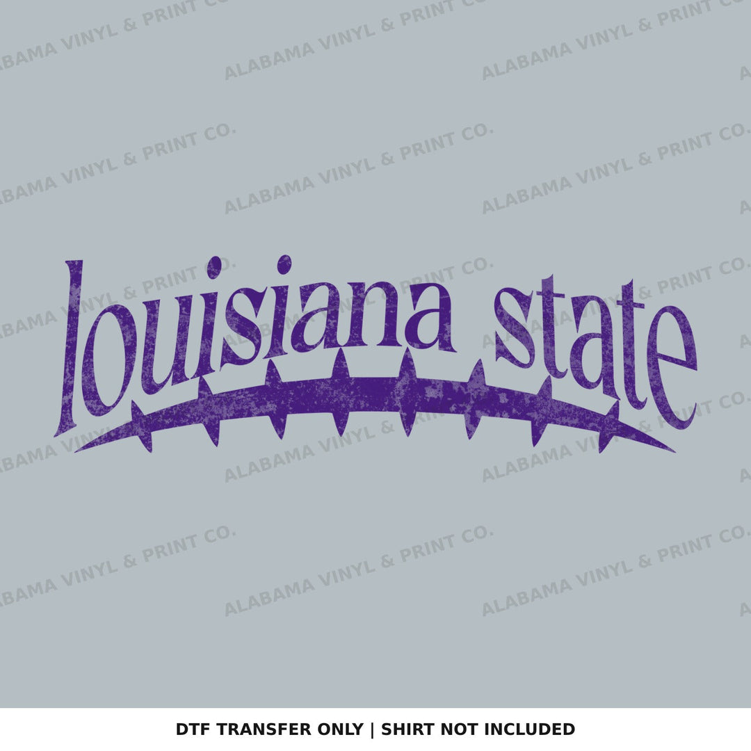 LSU Louisiana State Football Seams Alabama Vinyl