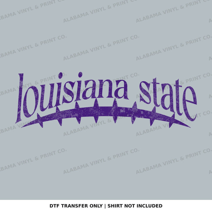 LSU Louisiana State Football Seams Alabama Vinyl