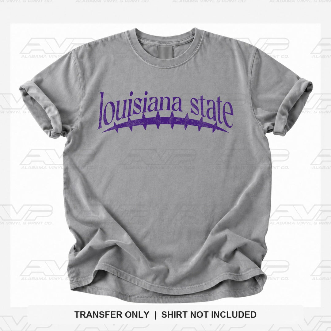LSU Louisiana State Football Seams Alabama Vinyl