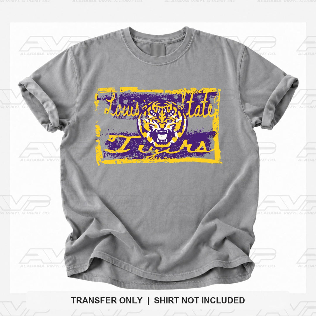 LSU Tattered & Torn Alabama Vinyl