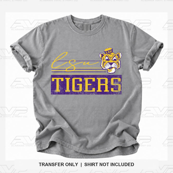 LSU Tigers Retro Vibes Alabama Vinyl