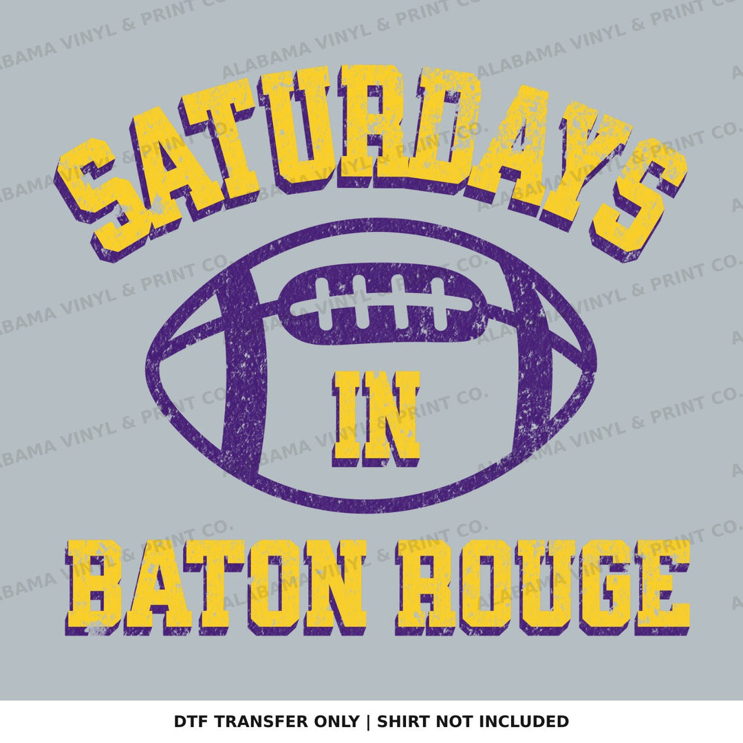 LSU Saturdays In Baton Rouge Alabama Vinyl