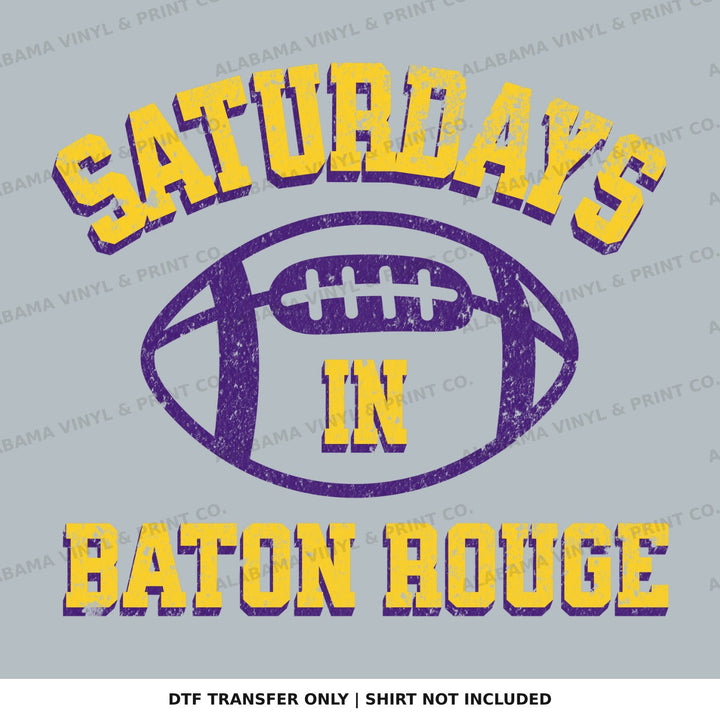 LSU Saturdays In Baton Rouge Alabama Vinyl