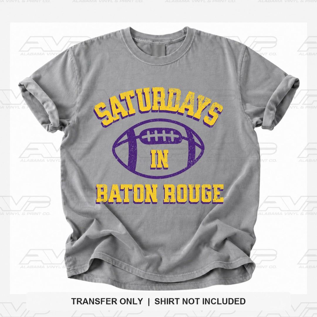 LSU Saturdays In Baton Rouge Alabama Vinyl