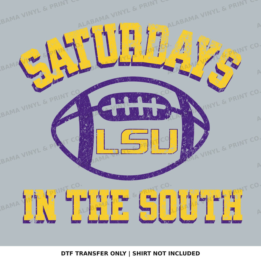 Saturdays - LSU sec saturdays in the south Alabama Vinyl