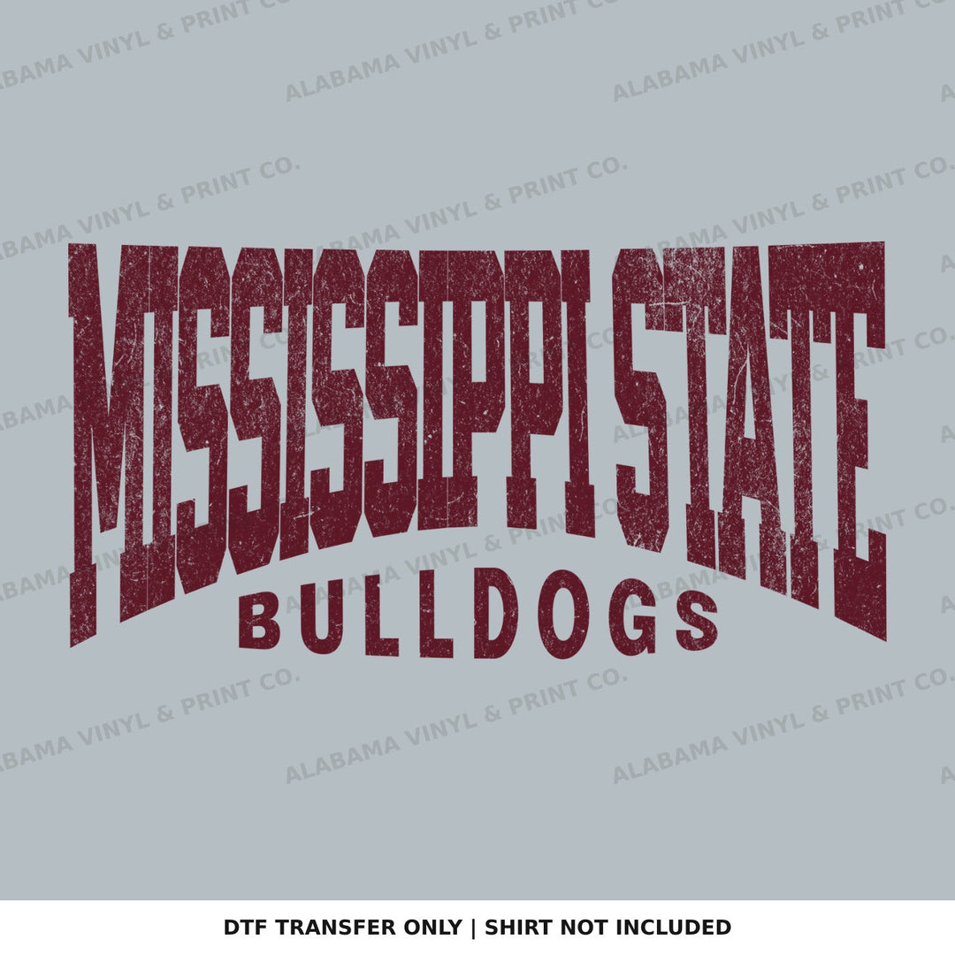 Mississippi State Bulldogs College Alabama Vinyl