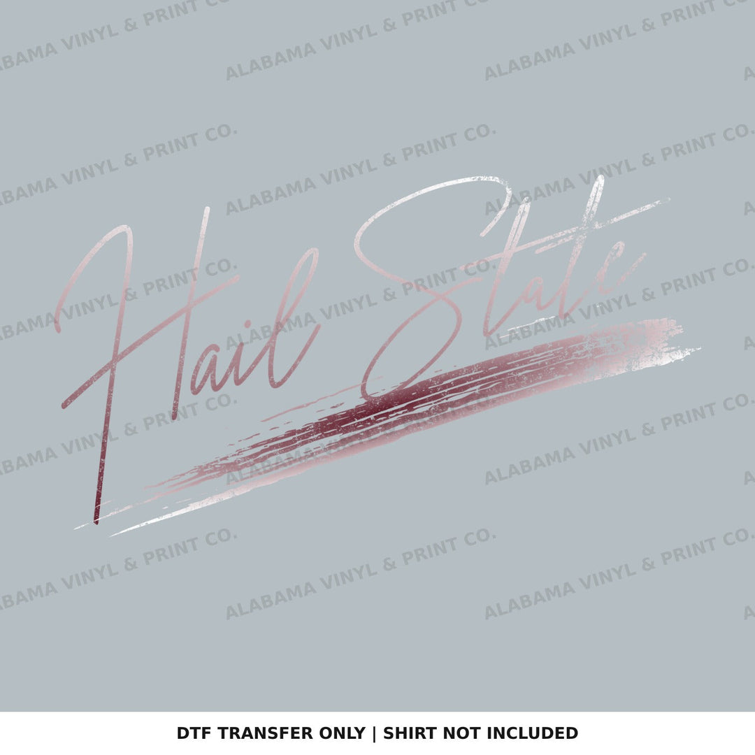 Mississippi State Hail State Alabama Vinyl