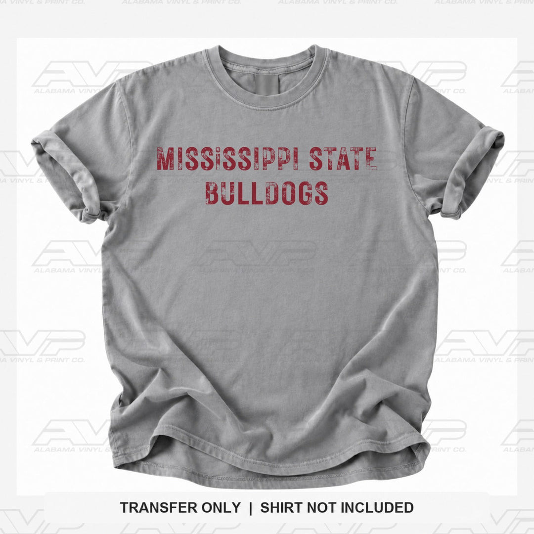 Mississippi State Bulldogs Alabama Vinyl