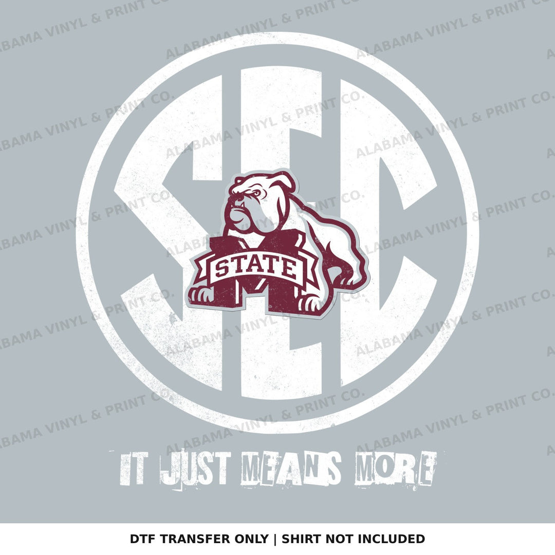 Mississippi State SEC Alabama Vinyl