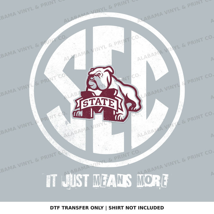 Mississippi State SEC Alabama Vinyl