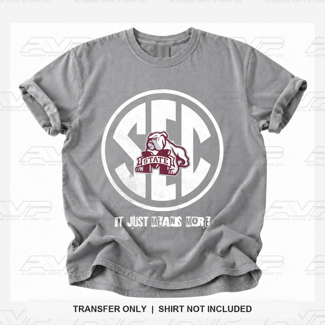 Mississippi State SEC Alabama Vinyl