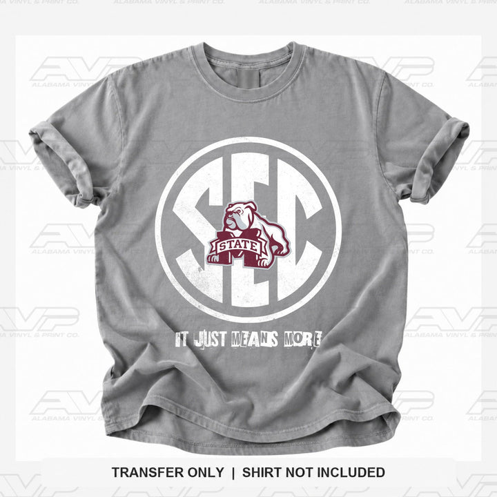 Mississippi State SEC Alabama Vinyl