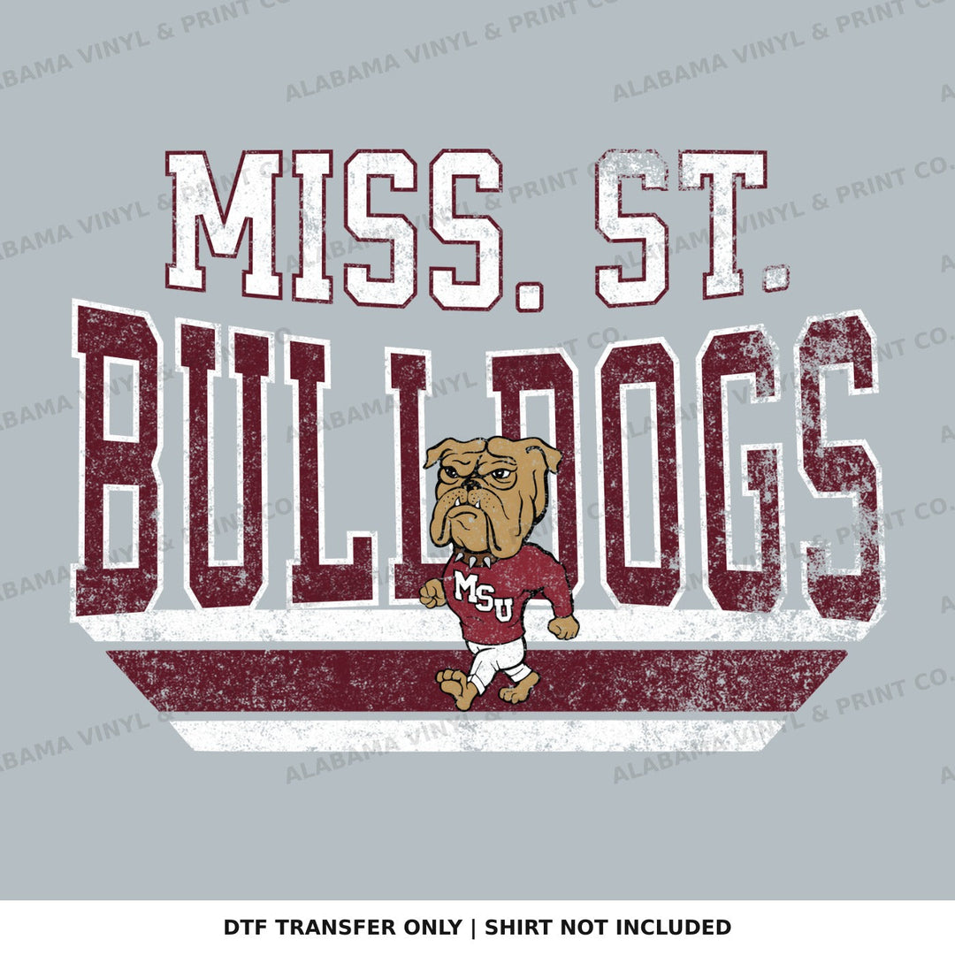 Mississippi State Miss St. Bulldogs Alabama Vinyl