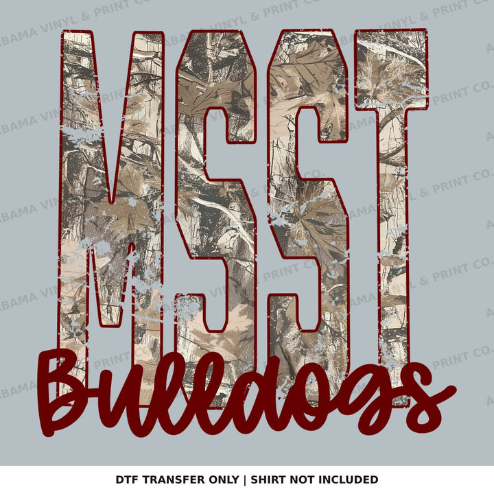 Mississippi State Mossy Oak U Alabama Vinyl