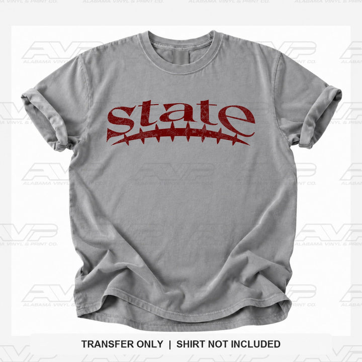 Mississippi State Football Seams Alabama Vinyl
