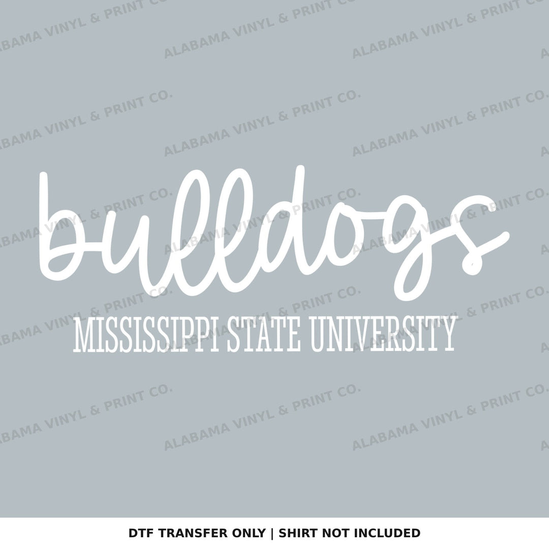 Mississippi State Bulldogs Simplicity Alabama Vinyl
