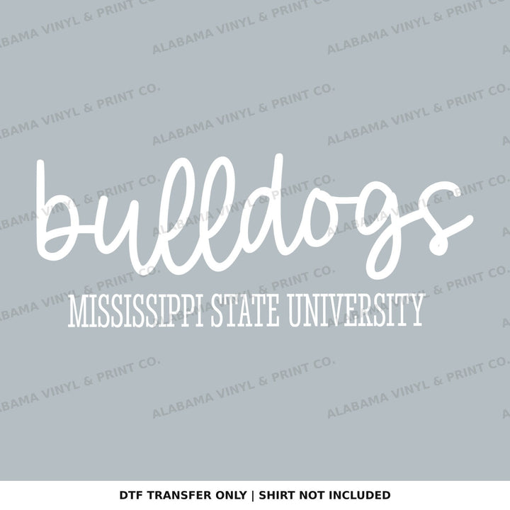Mississippi State Bulldogs Simplicity Alabama Vinyl