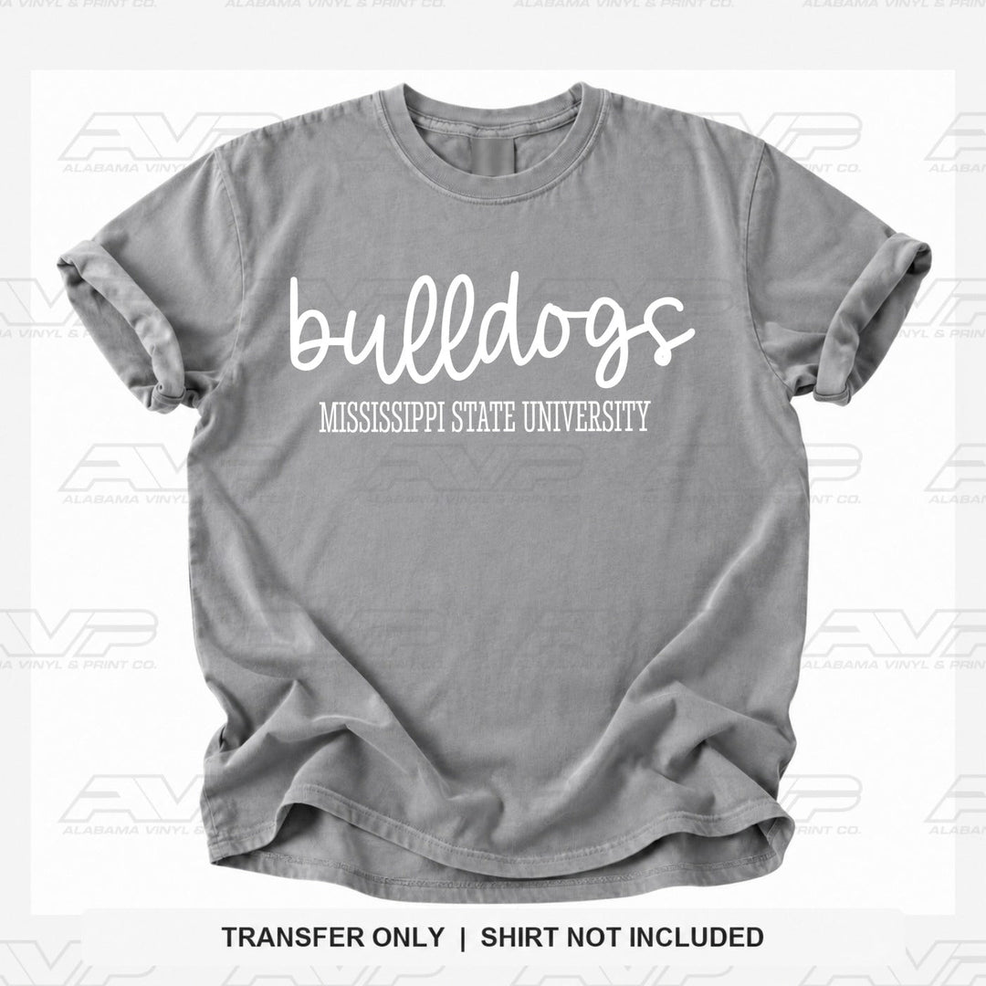 Mississippi State Bulldogs Simplicity Alabama Vinyl