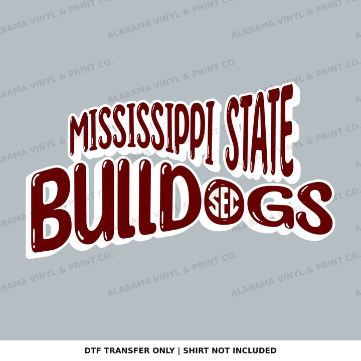 Mississippi State SEC Fun & Funky Alabama Vinyl