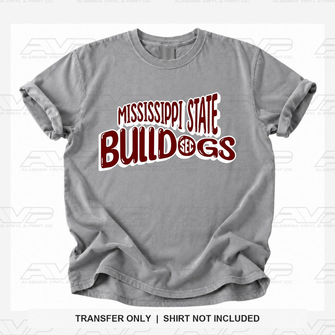 Mississippi State SEC Fun & Funky Alabama Vinyl