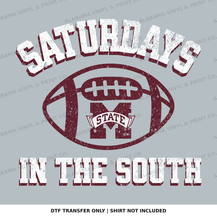 Saturdays - Mississippi State sec saturdays in the south Alabama Vinyl