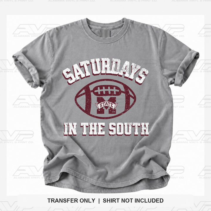 Saturdays - Mississippi State sec saturdays in the south Alabama Vinyl
