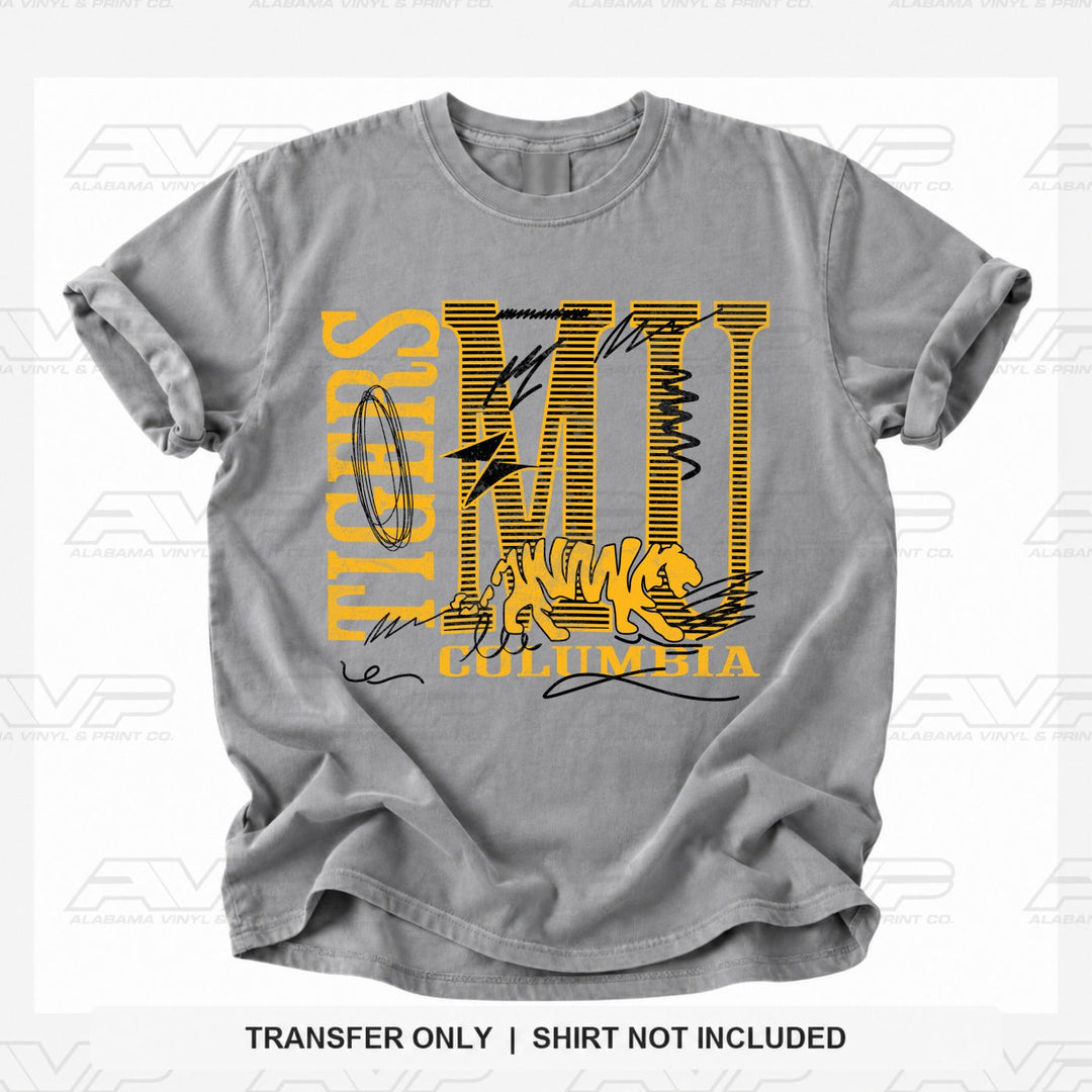 Missouri Tigers MU Columbia Alabama Vinyl
