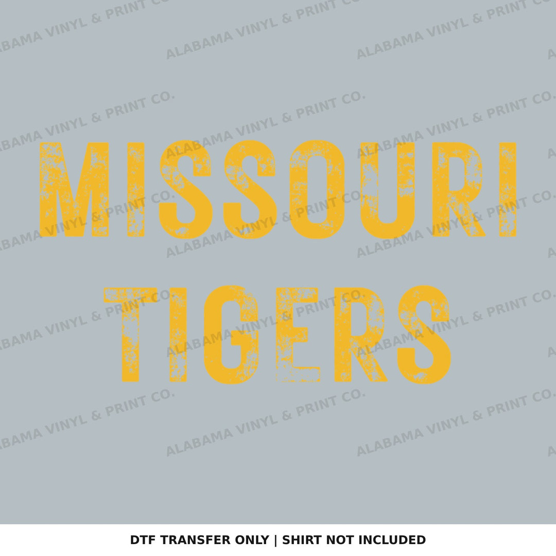 Missouri Tigers Alabama Vinyl
