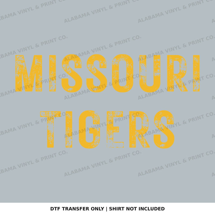 Missouri Tigers Alabama Vinyl