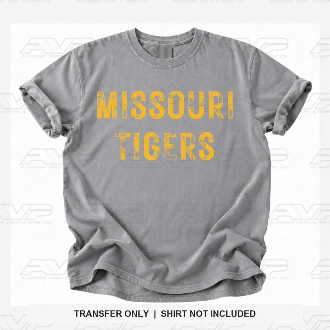 Missouri Tigers Alabama Vinyl