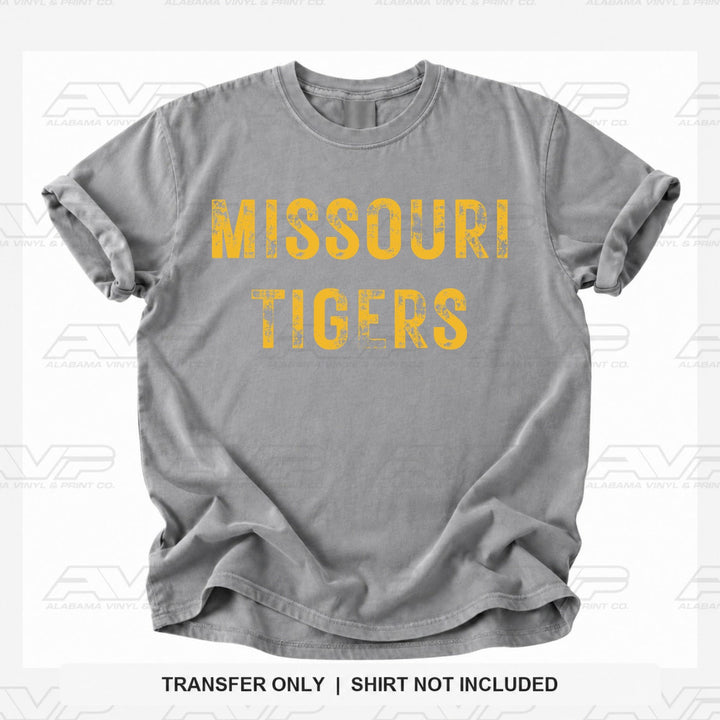 Missouri Tigers Alabama Vinyl