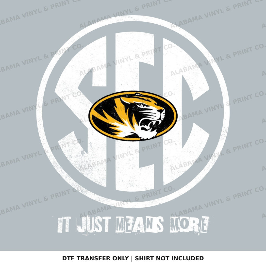 Missouri SEC MIZZOU Alabama Vinyl