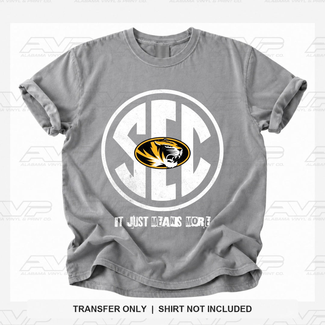 Missouri SEC MIZZOU Alabama Vinyl