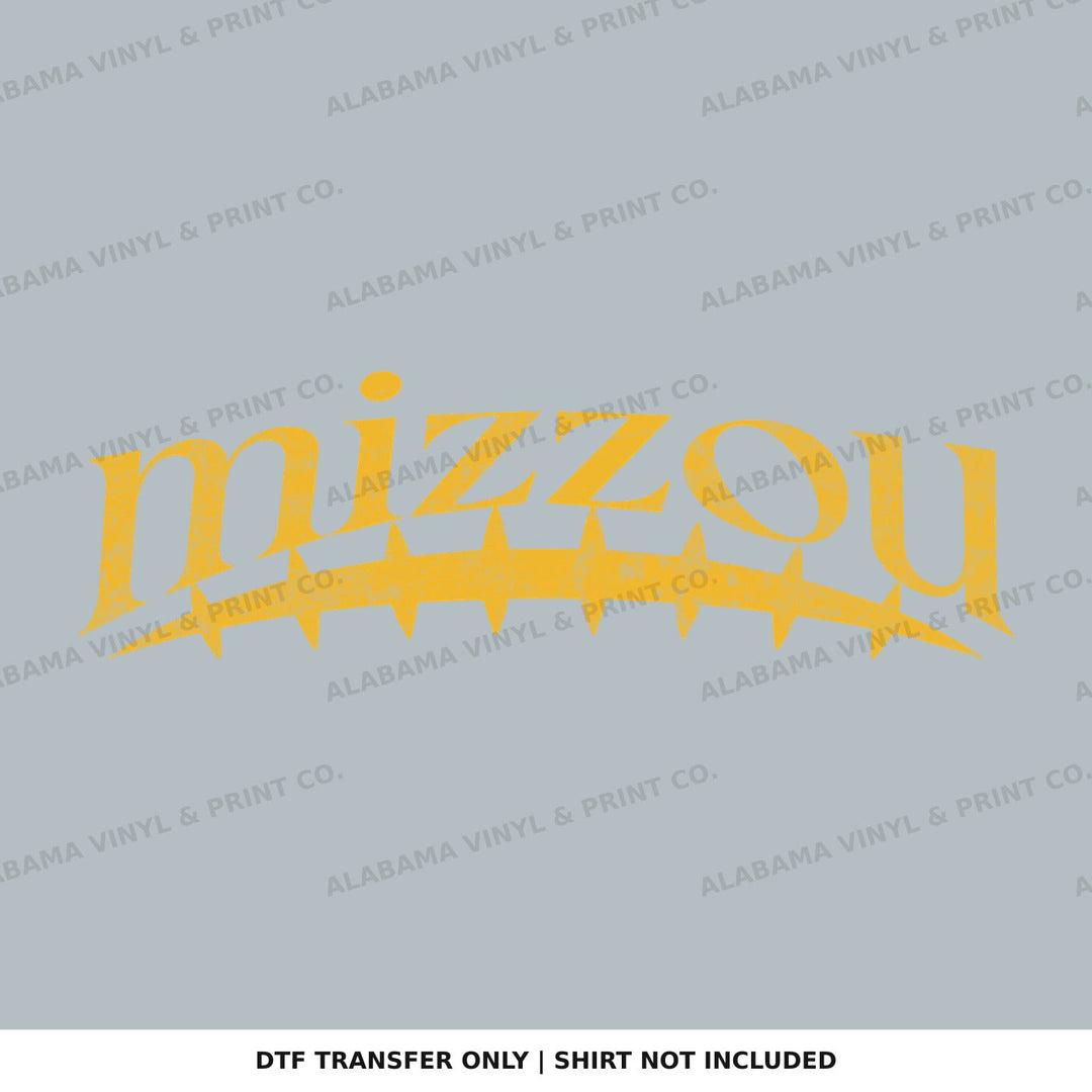 Missouri Mizzou Football Seams Alabama Vinyl
