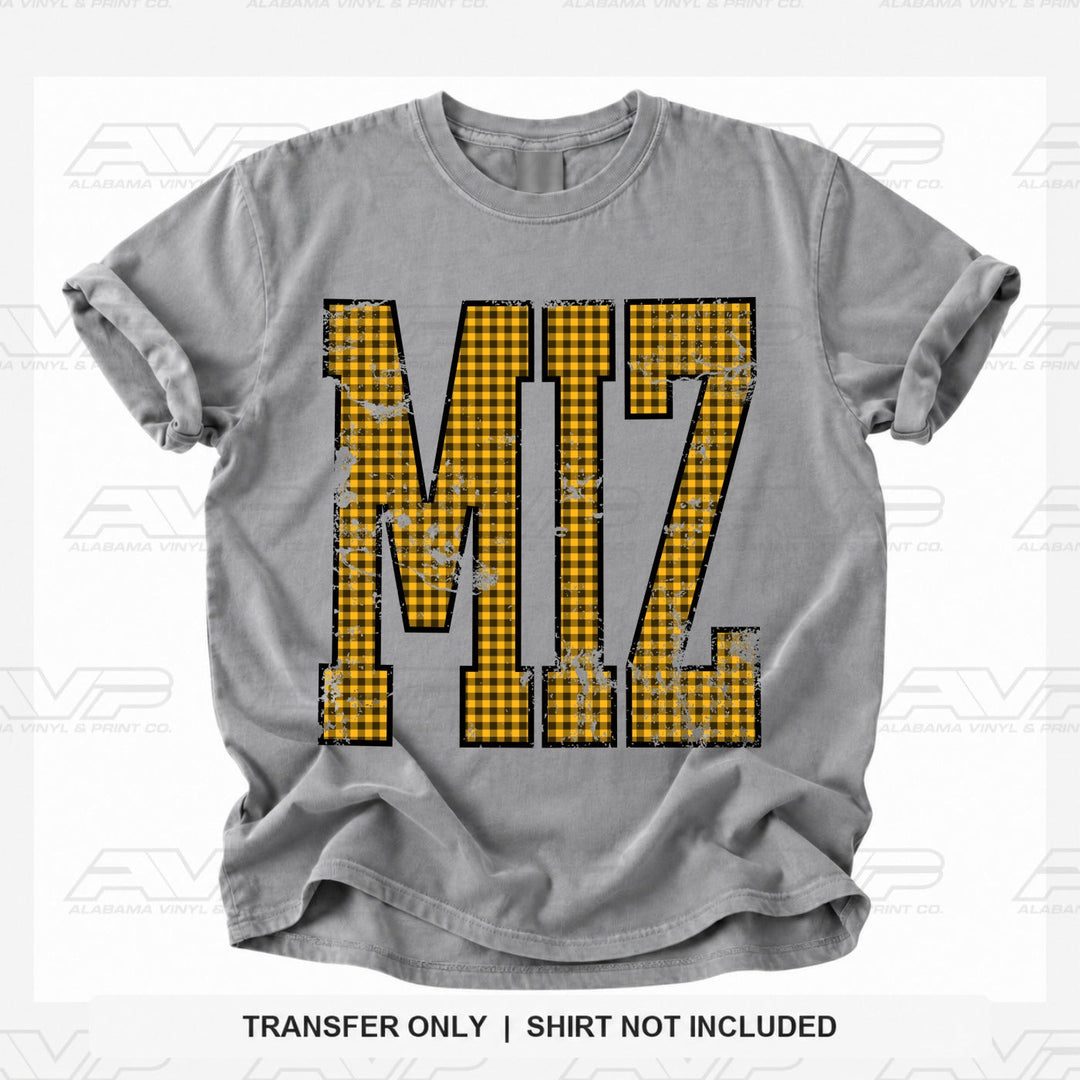 Missouri Miz Gingham U Alabama Vinyl