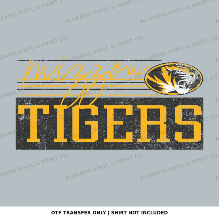 Missouri Tigers Retro Vibes Alabama Vinyl