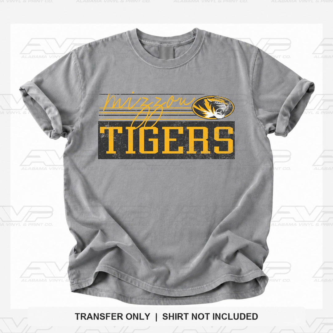 Missouri Tigers Retro Vibes Alabama Vinyl