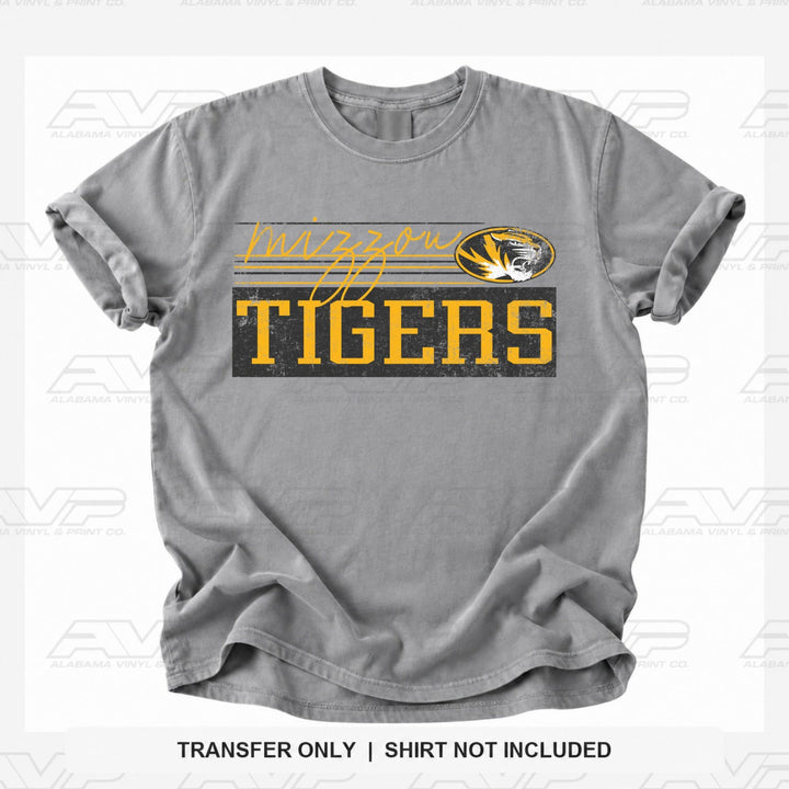 Missouri Tigers Retro Vibes Alabama Vinyl