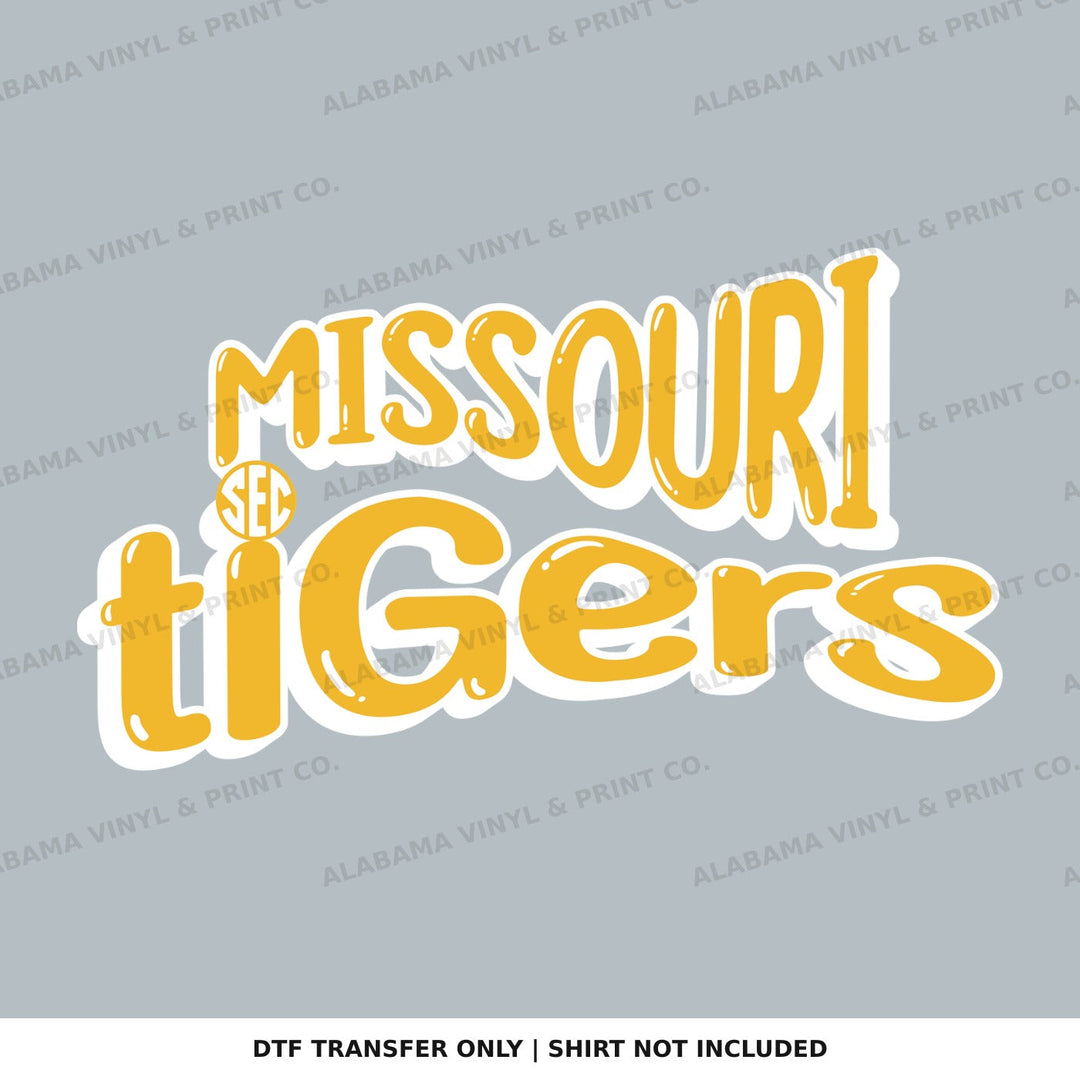 Missouri SEC Fun & Funky Alabama Vinyl