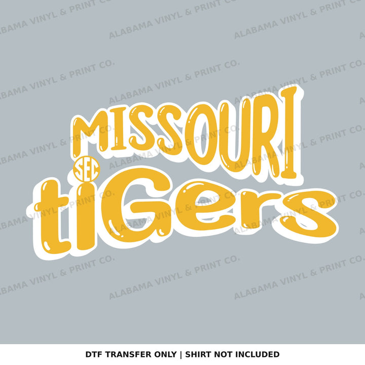 Missouri SEC Fun & Funky Alabama Vinyl