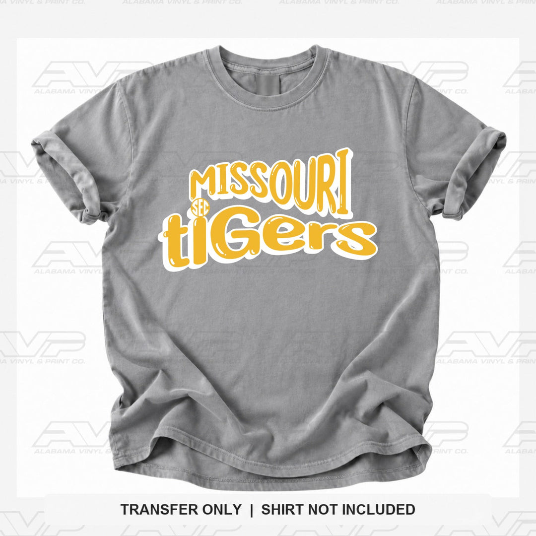 Missouri SEC Fun & Funky Alabama Vinyl